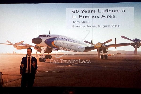 -Lufthansa celebr su 60 aniversario de su llegada a la Argentina-