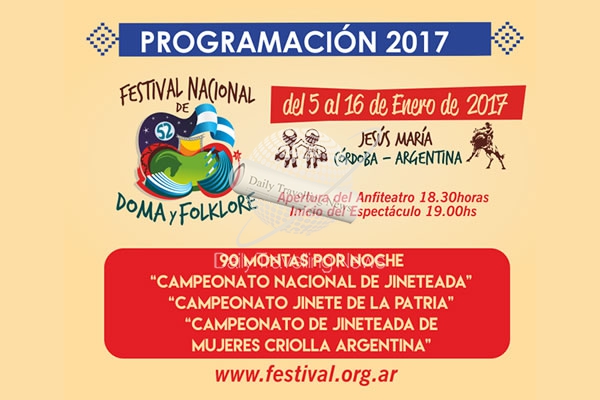 -Llega el Festival de Doma y Folklore de Jess Mara-