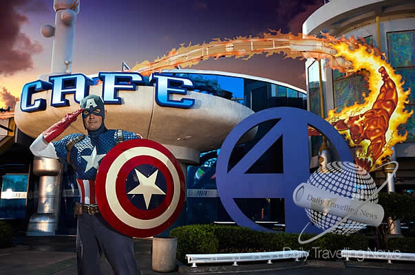 -Cena con los superhroes de Marvel en Universal Orlando-