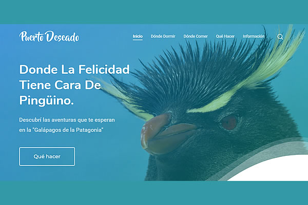 -Nuevo sitio web de turismo Puerto Deseado-