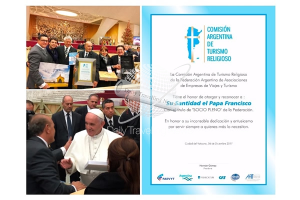-Papa Francisco Socio Pleno de FAEVYT-
