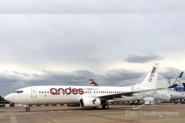 -Nuevo Boeing 737 800 de Andes Lneas Areas-