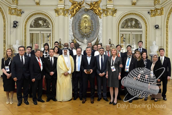 -Reunin de Ministros de Turismo con el presidente Mauricio Macri y Zurab Pololikashvilli-