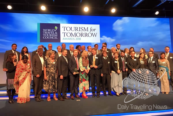 -Winners of 2018 Tourism for Tomorrow Awards-