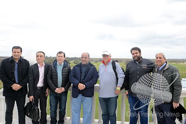 -Autoridades de Santiago del Estero en la inauguracin del nuevo Campo de Golf, Termas de Rio Hondo-