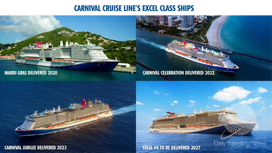 -Carnival Corporation ordena el cuarto barco de la clase Excel para Carnival Cruise Line-