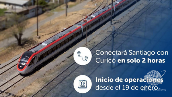 Un tren rpido conectar Santiago de Chile con Curic
