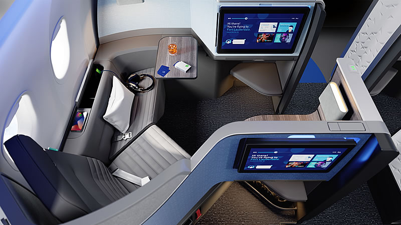 JetBlue recibe su primer avión Airbus A321neo con Mint® reinventado