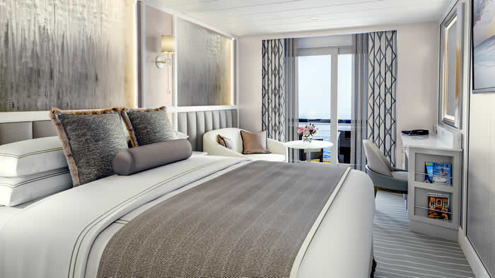 Oceanía Cruises revela detalles de la suites de su nuevo barco, Vista