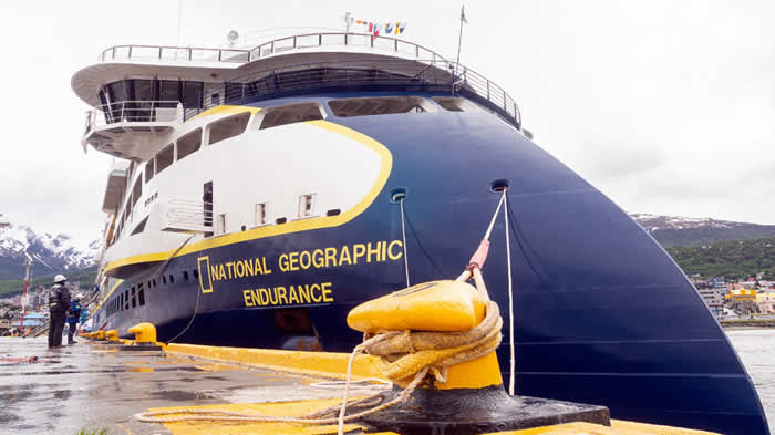 National Goegraphic Endurance inaugura la temporada de cruceros en Argentina