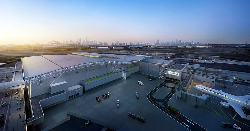 La terminal ampliada y reconfigurada incluirá cinco nuevas puertas de fuselaje ancho y 130,000 pies cuadrados de espacio nuevo y renovado.