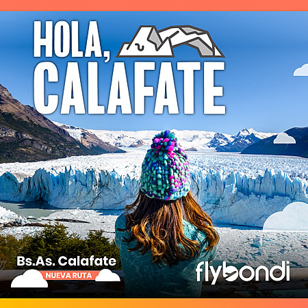 Flybondi comienza a volar a El Calafate y Comodoro Rivadavia