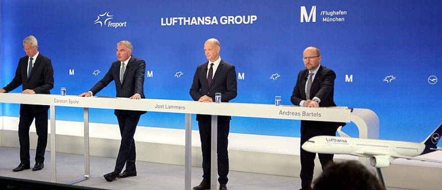 Lufthansa y los Aeropuertos de Frankfurt y Munich piden una política climática eficaz y justa