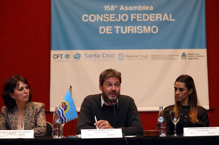 La 158º Asamblea del Consejo Federal de Turismo se concretó en El Calafate