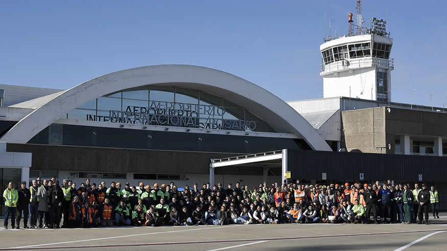 ANAC realizó un simulacro de emergencia aérea en el aeropuerto de Rosario