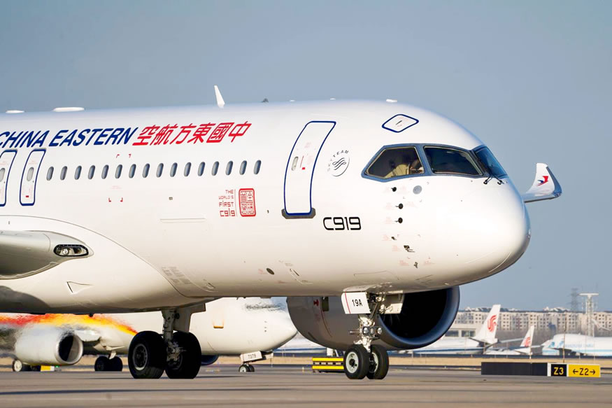 China Eastern Airlines tiene su primer Comac919