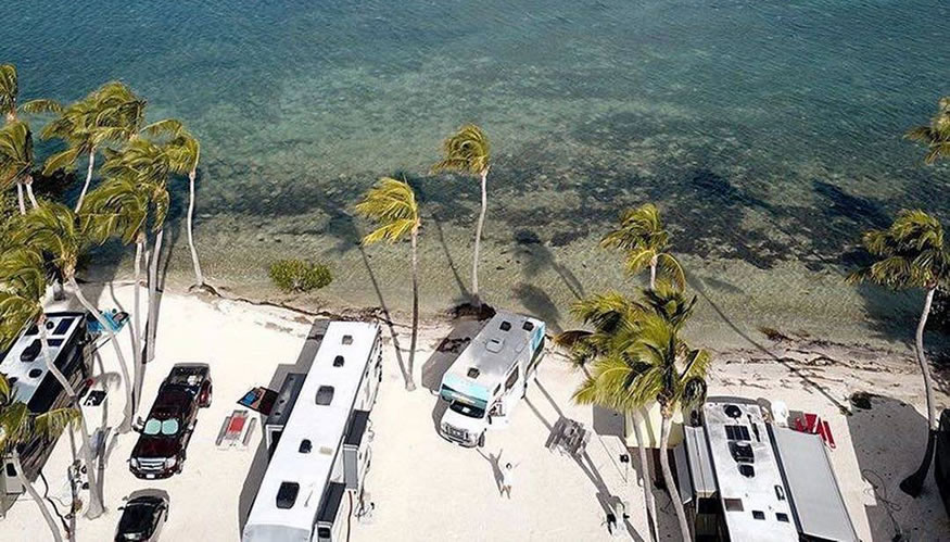 Los 5 mejores parques de casas rodantes frente a la playa en Florida