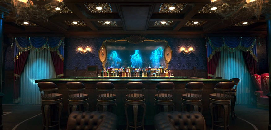 Nuevo Haunted Mansion Parlor en el Disney Treasure 