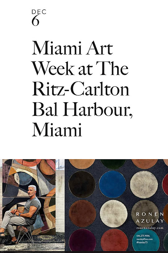 The Ritz-Carlton Bal Harbour se suma a la semana del arte en Miami