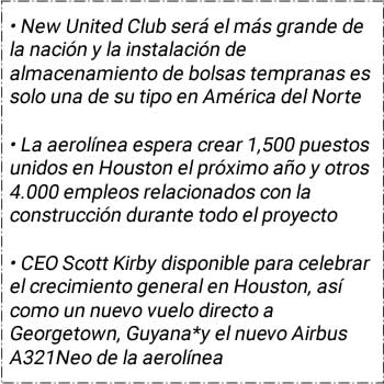 United se expande en Houston con un proyecto terminal de $ 2.6B