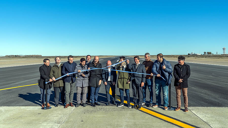 Inauguraron las obras en el Aeropuerto de Puerto Madryn