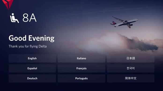 El respaldo de los asientos Delta Sync se extiende a más aviones