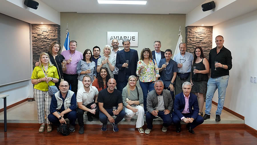 Aviabue relizó un brindis con la prensa especializada