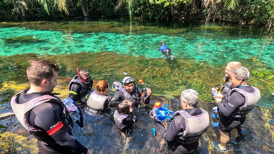 Nascente Azul vuelve a ser en 2025 el atractivo m&aacute;s visitado de Bonito (MS)