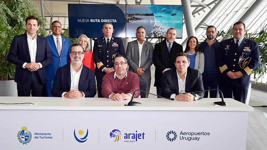 Uruguay fortalece su conectividad a&eacute;rea con una nueva ruta directa a Punta Cana