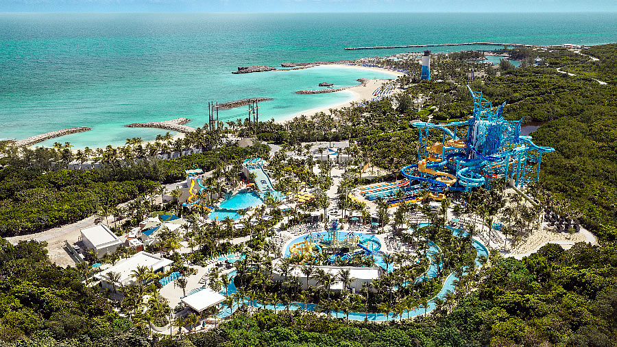Norwegian Cruise Line celebra la inauguraci&oacute;n del parque acu&aacute;tico Great Tides en Great Stirrup Cay