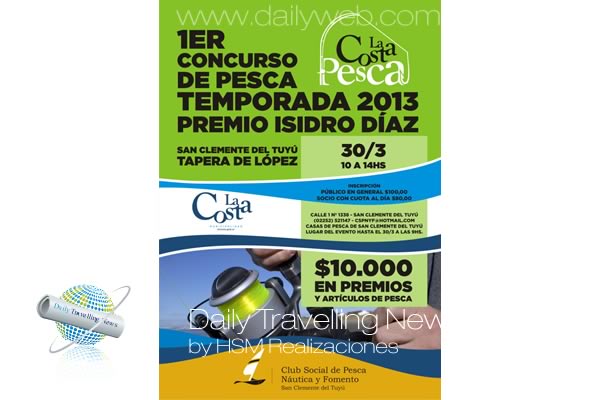 -Invitacin al concurso de pesca Premio Isidro Daz.-