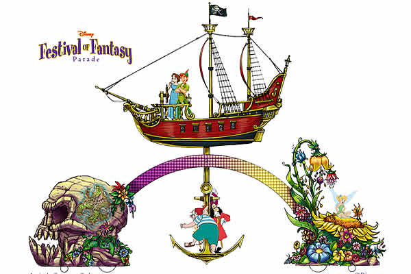 -Magic Kingdom Disney Festival of Fantasy Parade-