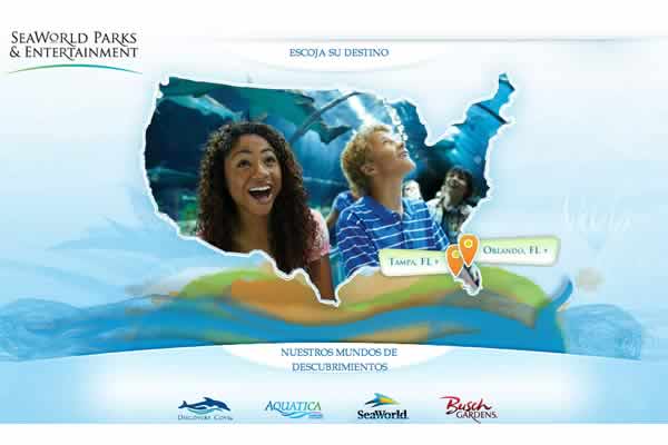 -SeaWorld Orlando lleva a sus visitantes en un épico viaje.-