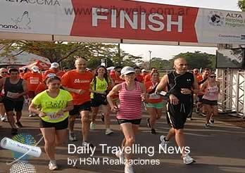-Participantes del maratón destinado a recaudar fondos para ASONAPAQ.-