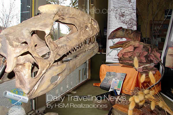 -Dinosaurio Zupaysaurus del Museo Carmen Funes en Neuquén-