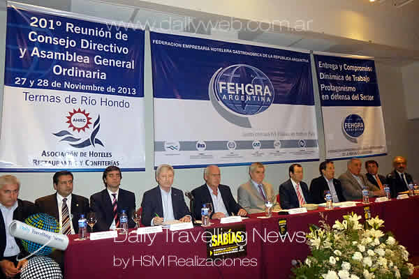 -201 Asamblea General de la FEHGRA. Marco para la firma del convenio Termatalia 2014 en Argentina -