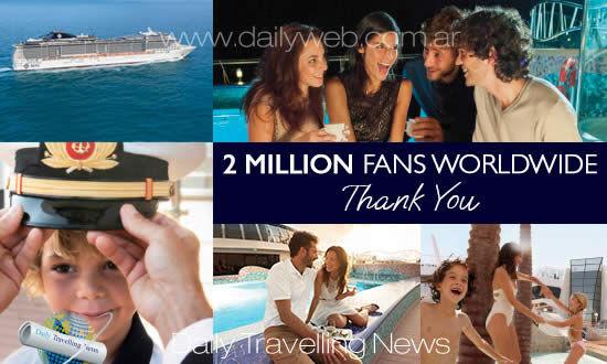 -MSC Cruceros alcanza los dos millones de seguidores en Facebook-