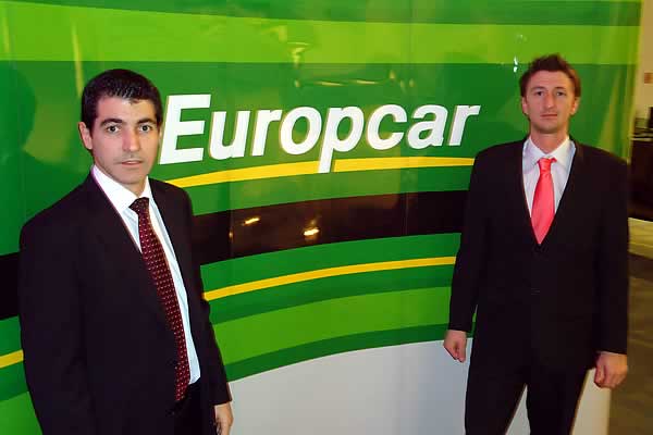 -Joaquín Esnaola, gerente Comercial y Pablo Meier, responsable operativo en Buenos Aires de Europcar.-