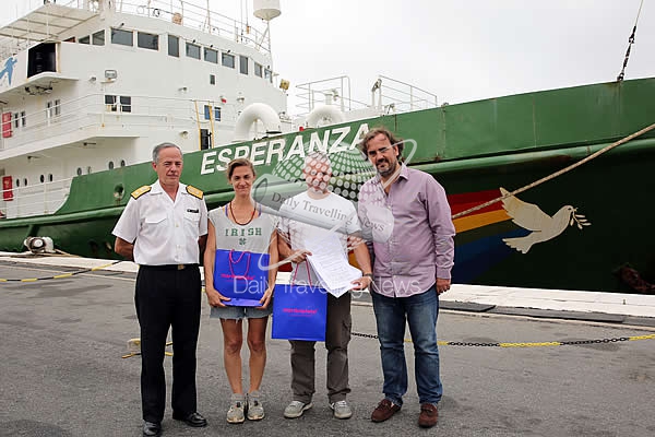 -Buque Esperanza de Greenpeace en Mar del Plata-