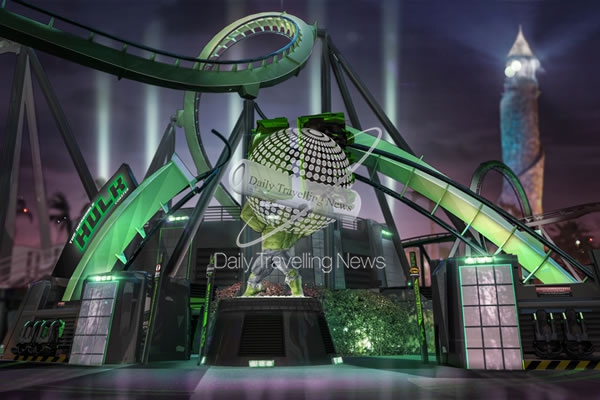-Revelan los detalles para el relanzamiento de The Incredible Hulk Coaster-