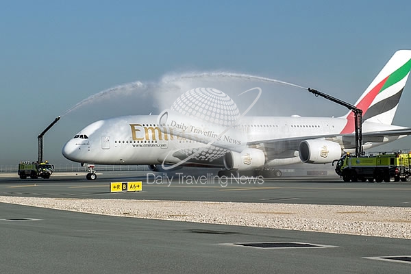-Emirates opera su ruta más corta, con el avión más grande-
