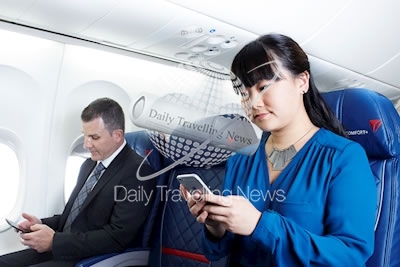 -Delta ofrecer mensajera mvil gratis en vuelo-