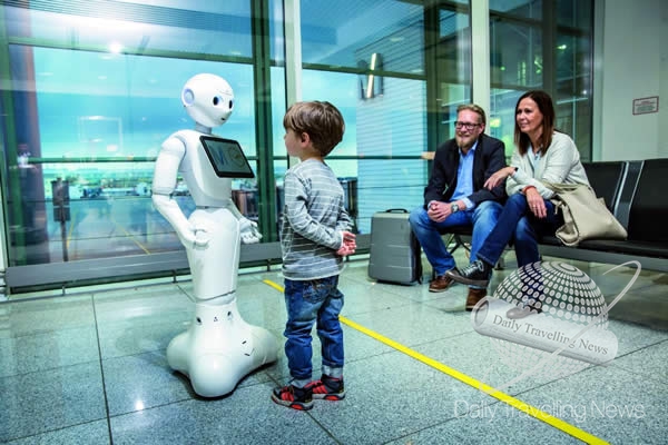 -Josie Pepper, el robot que dialoga con los pasajeros en el aeropuerto de Munich-