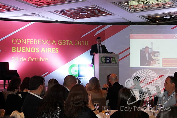 -Alejandro Lastra durante la Conferencia de GBTA-