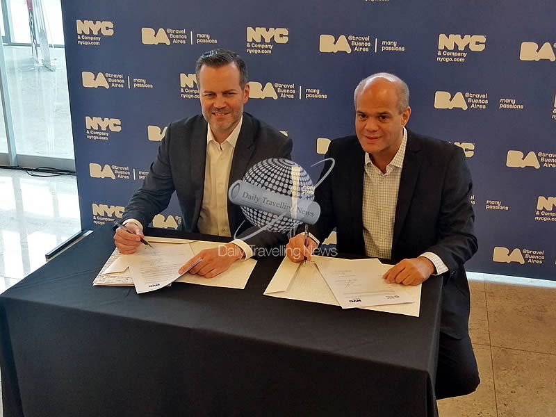 -Nueva York y Buenos Aires firman primer acuerdo Turístico-