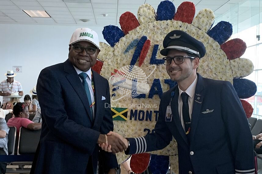 -Jamaica celebra el vuelo inaugural de Latam Airlines-