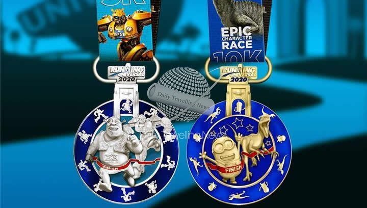 -Universal Orlando Resort revela las medallas para el Epic Character Race de 5k y 10k-