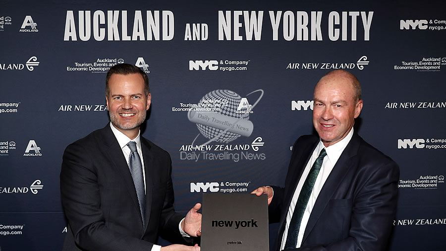 -Auckland and New York City sign first-ever tourism partnership-