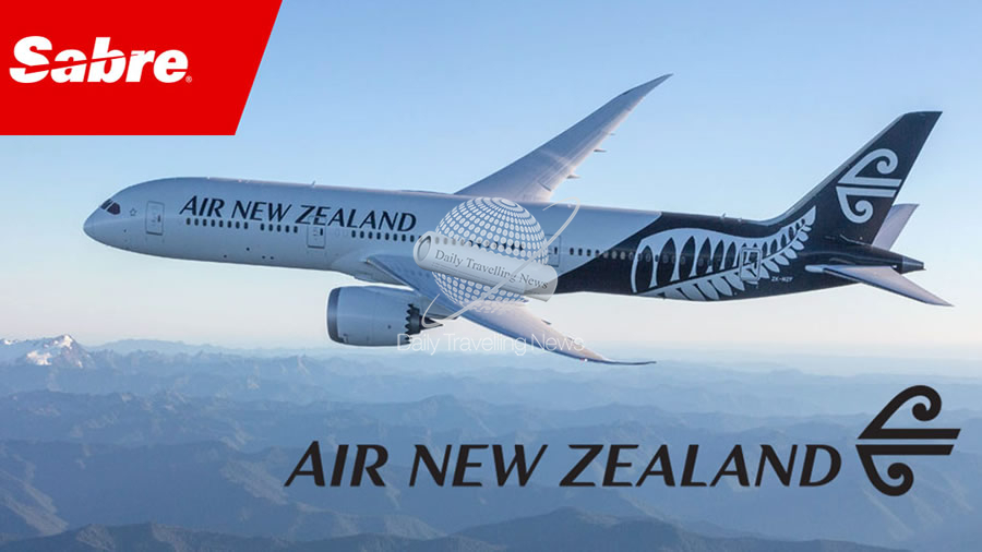 -Sabre renueva acuerdo estratgico de distribucin a largo plazo con Air New Zealand-