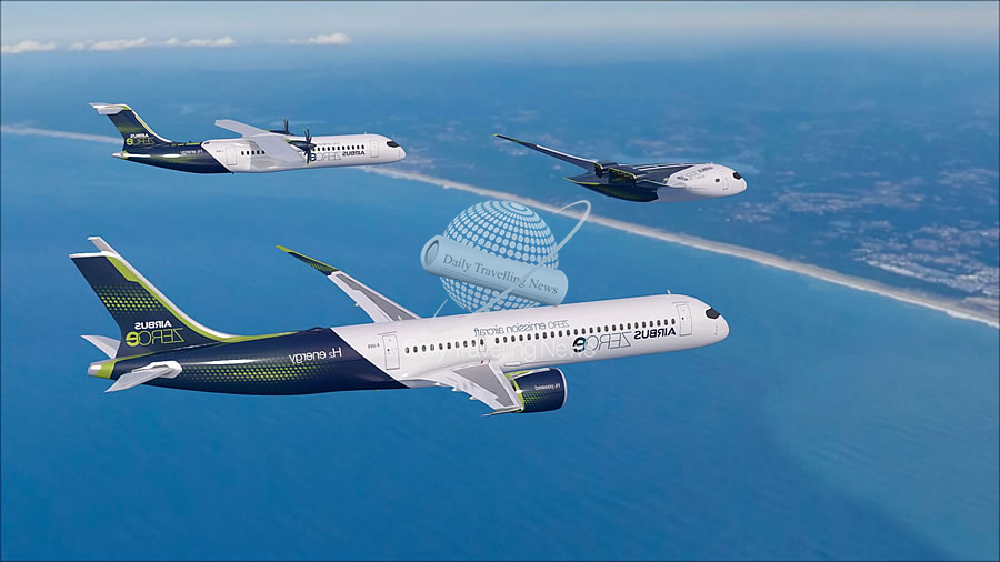 -Airbus revela nuevo concepto en aeronaves con cero emisiones-